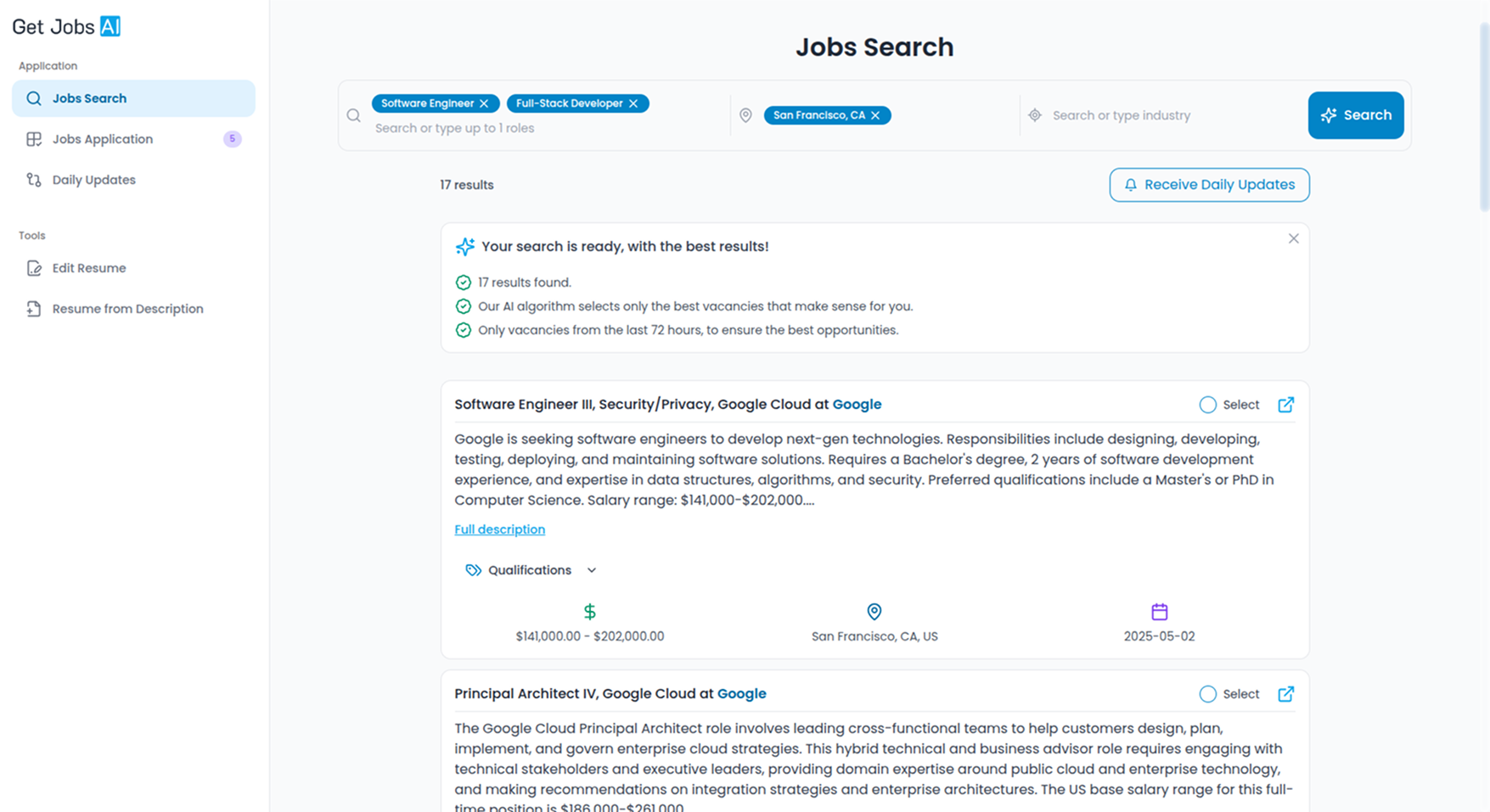 1. Find Fresh Jobs — Before the Crowd.